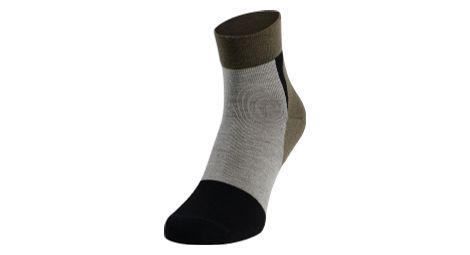 Chaussettes de randonnée odlo performance wool low vert/gris