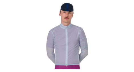 Veste coupe-vent homme rapha brevet element wind bleu/argent