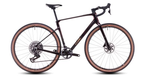 Cube nuroad c:62 slx gravel bike sram force etap axs/xx sl eagle axs 12s 700 mm solareclipse purple orange 2025