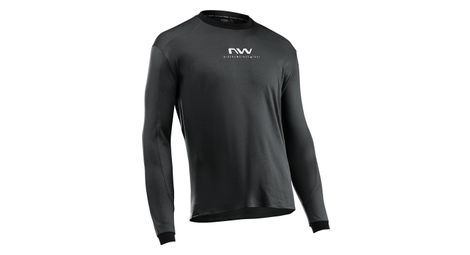 Maillot Manches Longues Northwave Sharp Noir/Blanc Homme