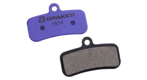 Plaquettes brakco tranquila shimano saint br-m810/m820,zee m640