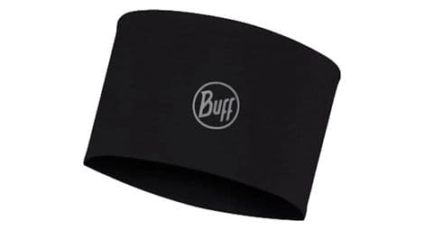 Unisex buff tech fleece stirnband schwarz