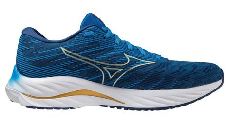 Chaussures de running mizuno wave rider 26 bleu