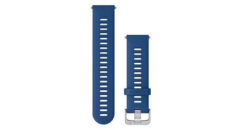garmin quick release 22 mm silicone wristband tidal blue silver
