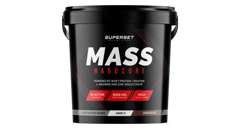 Mass Hardcore (4,5kg) - Superset Nutrition - Chocolat - Gainers