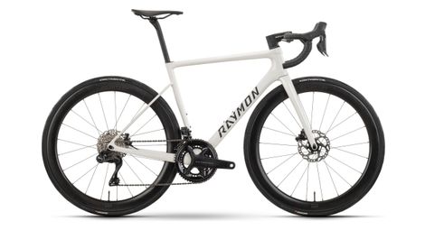 Straßenrad Raymon Kirana Ultra Shimano Ultegra Di2 12V 700 mm Weiß