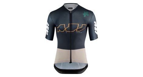 Maillot Manches Courtes Assos Equipe RS S11 Something to say Bleu Homme