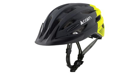 Cairn fusion led usb helmet matte black/ yellow m (55-59 cm)