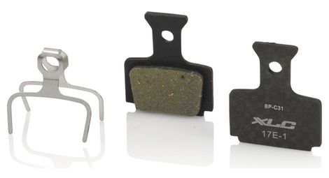 Paire de Plaquettes Organiques XLC BP-C31 pour Formula Mego, One, R, RX Carbone