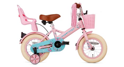 Velo enfant supersuper little miss 12 pouces rose