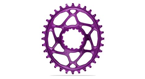 Absoluteblack corona ovale larga e stretta direct mount boost sram 12v viola