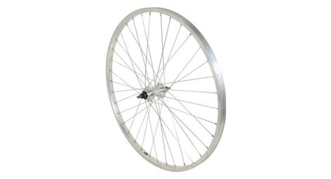 Roue vtt 26  arriere alu moy alu axe plein roue libre 1v. (vendu avec ecrou 10x100)