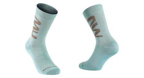 Chaussettes northwave extreme air bleu clair beige