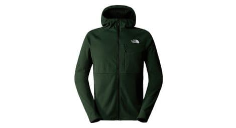 Forro polar con capucha y cremallera completa the north face summit futurefleece verde