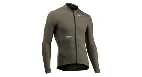 Maillot térmico de manga larga Northwave Extreme Verde, Hombre