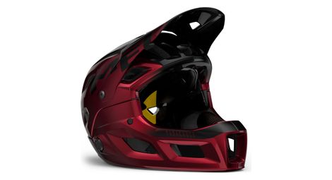 Casco met parachute mcr mips con correa de barbilla desmontable rojo negro m (56-58 cm)