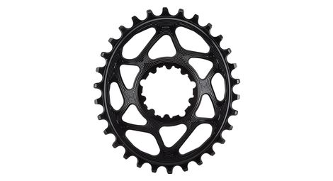 AbsoluteBlack Plato estrecho ancho ovalado Montaje directo Boost Sram 12V Negro