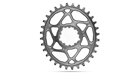 Absoluteblack plato estrecho ancho ovalado montaje directo boost sram 12v gris