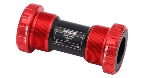 Boîtier de pédalier céramique pride racing eb24 rouge