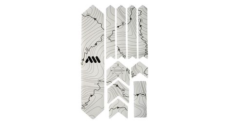 All mountain style extra tracks telaio protection kit black