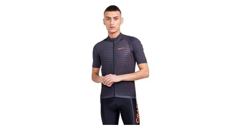 Maillot manches courtes craft adv endur noir orange