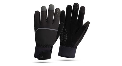 Gants velo long de hiver rogelli cronos - homme - noir