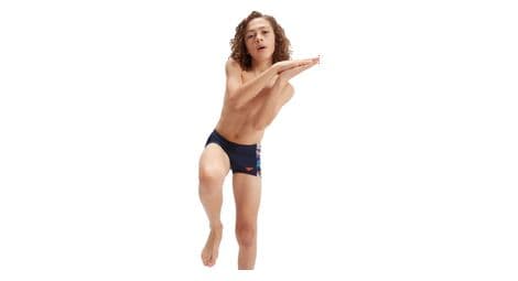 Maillot de bain enfant speedo allover panel bleu marine bleu