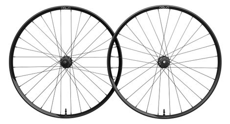 Oquo mountain control mc32team 29'' wheelset | boost 15x110 - 12x148 mm | 6-bolt | glitter anthracite matt
