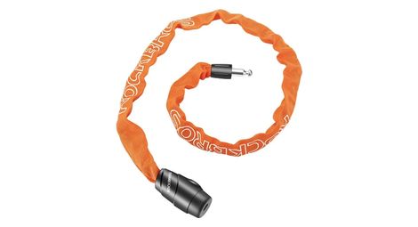 Cadenas de vélo à chaîne ultra-résistant - orange