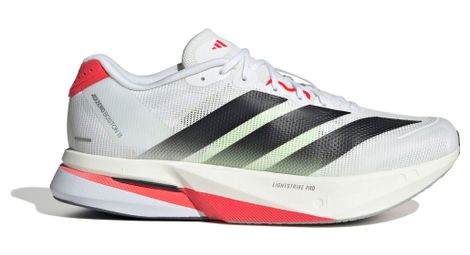 Zapatillas de running adidas Adizero Boston 13 Blanco/Rojo Hombre