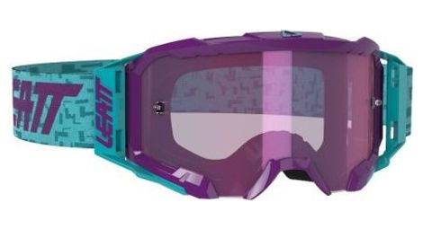 Masque leatt velocity 5 5 iriz bleu aqua ecran violet purple 78