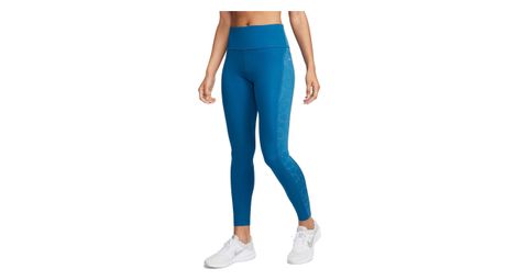 Mallas 7/8 nike dri-fit fast azul mujer m