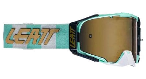 Leatt velocity 6.5 iriz ice goggle / uc bronze face shield 68%