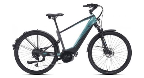 Prodotto ricondizionato - sunn urb sleek bicicletta elettrica da città shimano altus 9v 400 wh 650b nero / turchese 2022 m / 165-180 cm