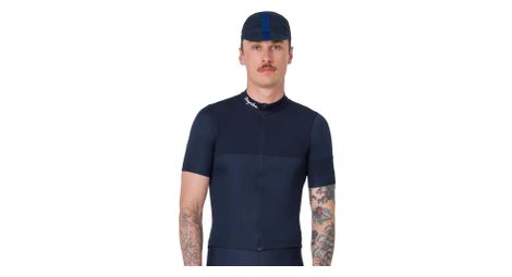 Herren Kurzarm Trikot Rapha Brevet Element Dunkelblau