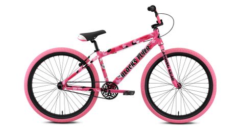 Wheelie bike se bikes blokken flyer 26'' camouflage roze