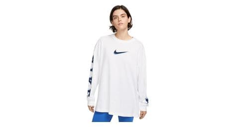 Nike sportswear white long sleeve t-shirt wit