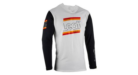 Maillot manches longues leatt mtb enduro 4 0 blanc