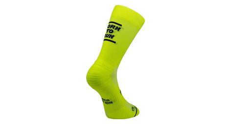 born to run sporcks yellow socks