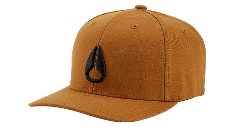 Gorra nixon deep down ff athletic fit unisex marrón/negro