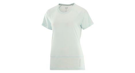 salomon cross run women s technical t shirt light green