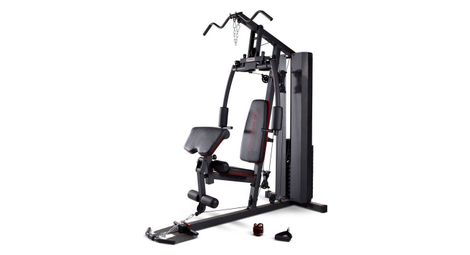 Machine multistation - marcy - musculation acier - mkm 81010 noir