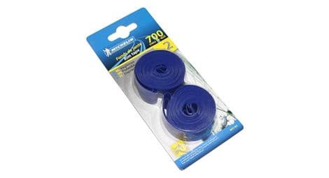 Fond de jante route 700x18 bleu haute pression (blister de 2 pieces)