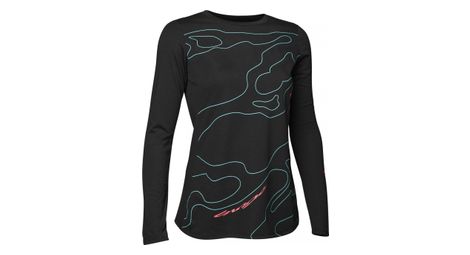 Maillot manches longues femme fox ranger mid lunar noir
