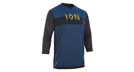 Maillot manches 3/4 ion scrub amp bleu océan