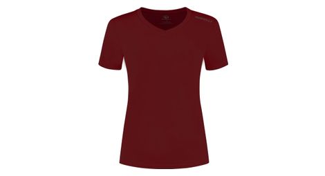 T-Shirt De Sport Manches Courtes Rogelli - Femme - Bordeaux