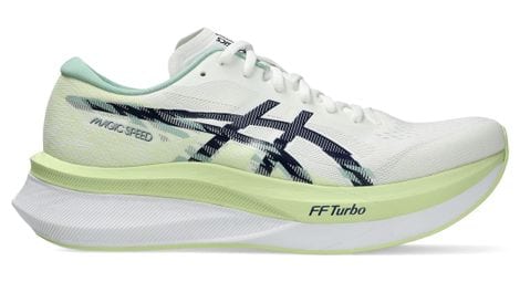 Zapatillas de running asics magic speed 4 blanco/verde hombre