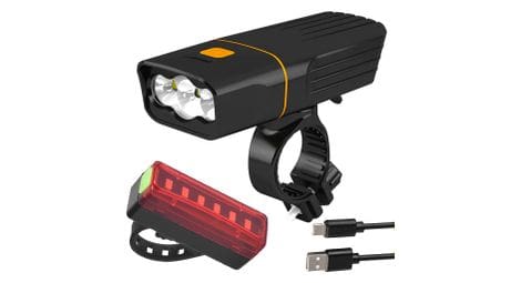 Kit d'éclairage led - feu avant feu arrière - vtt/vélo de course