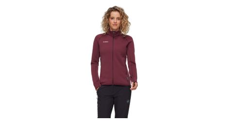 Veste polaire mammut aconcagua rouge femme