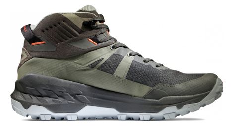 Zapatillas de senderismo mammut sertig ii mid gtx gris para hombre